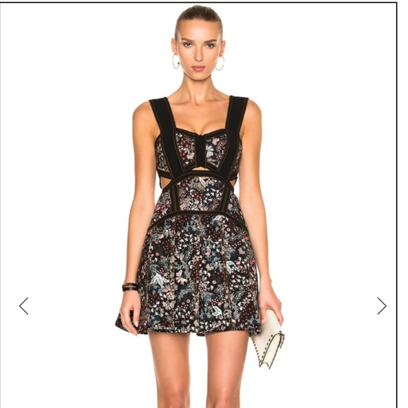 Hailee C Floral Jacquard Mini Dress - Picture 11 of 11